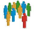 Figuren, Gruppe, Coaching, Gespraech, Therapie