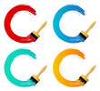 Set of brushes