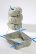 Strickzeug - Nadelspiel - dicke Wolle - Handarbeit
