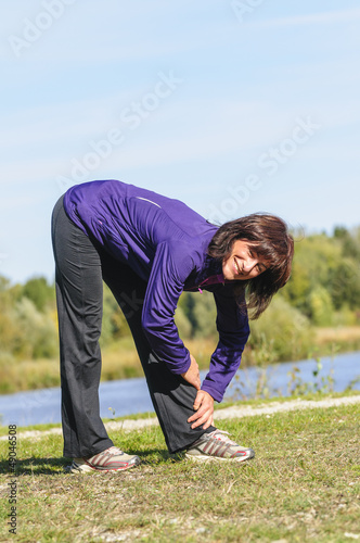 Photo: Stretching am Weiher Stretching am Weiher