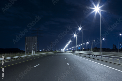 Photo: Highway at Night Highway at Night
