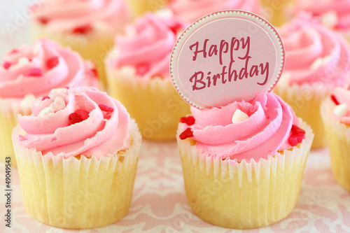 Photo: Happy Birthday Cupcake Happy Birthday Cupcake