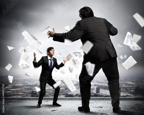 Photo: Business dispute Business dispute