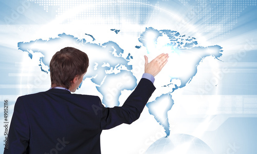 Photo: Internet concept of global technology Internet concept of global technology