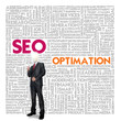 Business word cloud for business and finance concept, Soial Mark