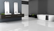 Illustration: Bathroom Interior Bathroom Interior