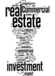 Commercial real estate investment Concept