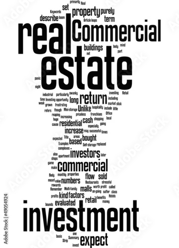 Vector: Commercial real estate investment Concept Commercial real estate investment Concept