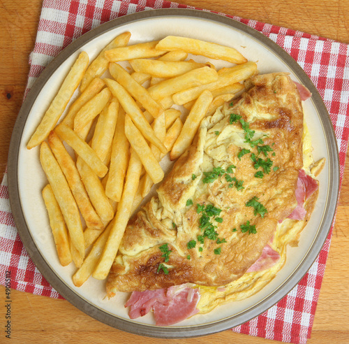 Photo: Omelet and Chips Omelet and Chips
