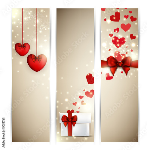 Vector: Valentine's Banners Valentine's Banners