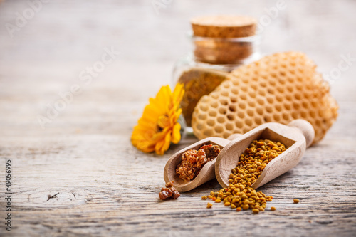 Photo: Pollen and propolis Pollen and propolis
