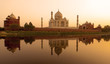 Photo: Taj Mahal at sunset. Taj Mahal at sunset.