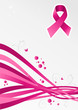 Vector: Global breast cancer care background Global breast cancer care background