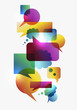 Social speech bubble transparency