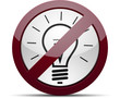 No light