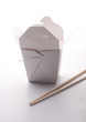 Cardboard container with rice