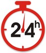 pictogramme chrono 24 h