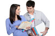 Students talking