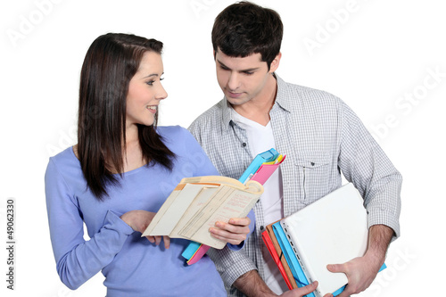 Photo: Students talking Students talking