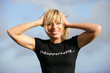 Portrait of relaxed woman