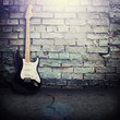 electric guitar in the room