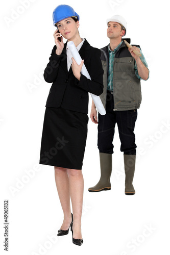 Photo: Female architect Female architect