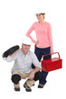 A team of tradespeople