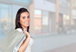 Beautiful shopping girl