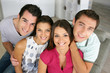 Foto: Two couples at home Two couples at home