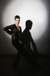 Young pretty ballroom dancer