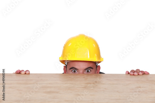 Photo: Cowardly builder Cowardly builder