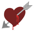 Love arrow heart
