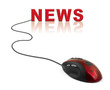 Photo: Computer mouse and word News Computer mouse and word News