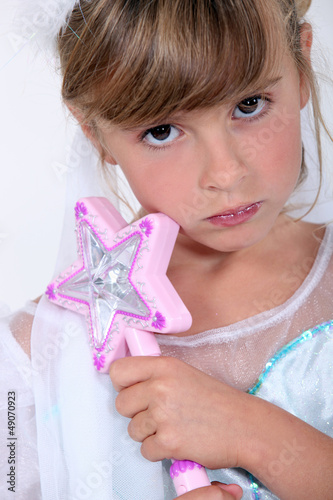 Photo: Little girl dress as fairy Little girl dress as fairy