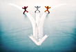 Photo: Teamwork concept, group of people with the same goal Teamwork concept, group of people with the same goal