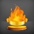 Golden flame