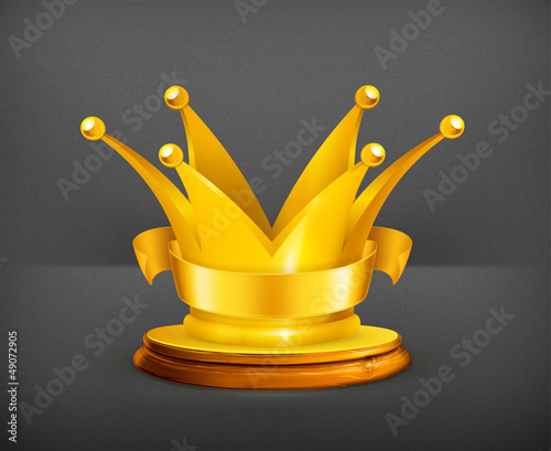Vector: Golden crown Golden crown