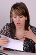 frau brief lesen