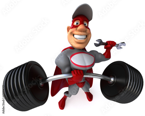 Illustration: Super mechanic Super mechanic