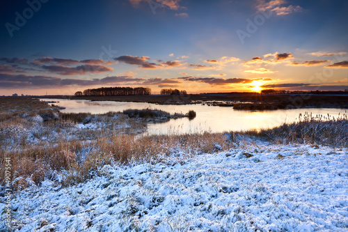 Photo: sunrise in winter sunrise in winter