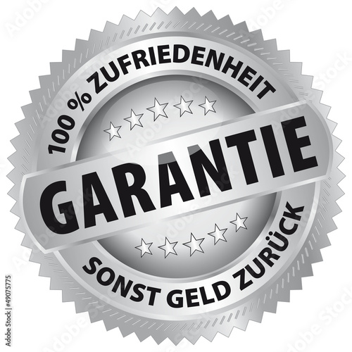 Vector: Zufriedenheitsgarantie – Zufrieden oder Geld zurück Zufriedenheitsgarantie – Zufrieden oder Geld zurück