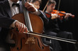 Classical music, cellist and violinists