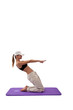 Photo: young girl doing yoga young girl doing yoga
