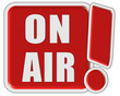 !-Schild rot quad ON AIR