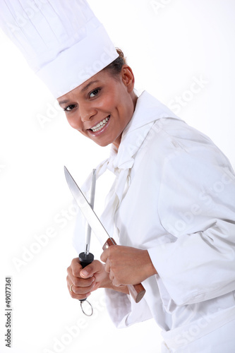 Photo: Cook shapening knife Cook shapening knife
