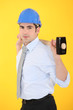 architect holding hammer