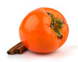 Persimmon isolated on white background