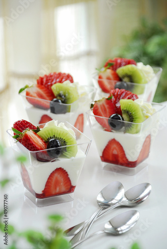 Photo: Yogurt in a glass Yogurt in a glass