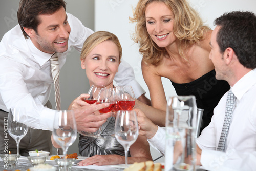 Photo: Toast with friends Toast with friends