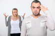 Couple arguing